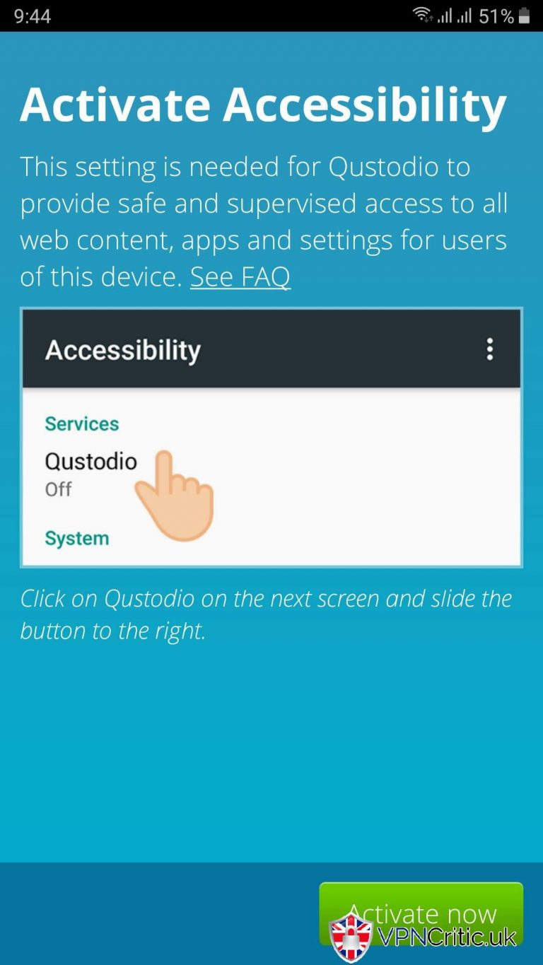 disable qustodio android