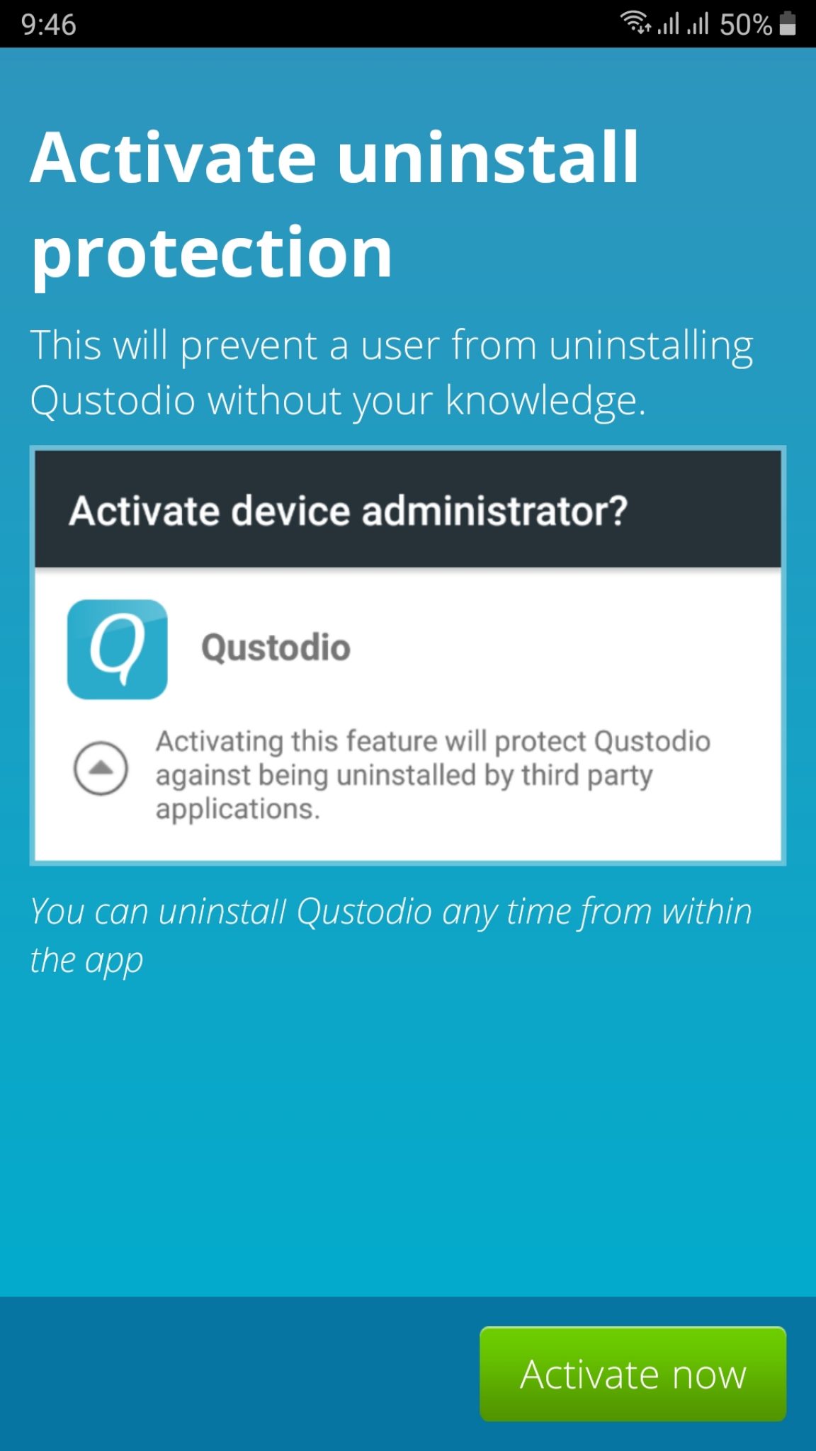 qustodio how to uninstall