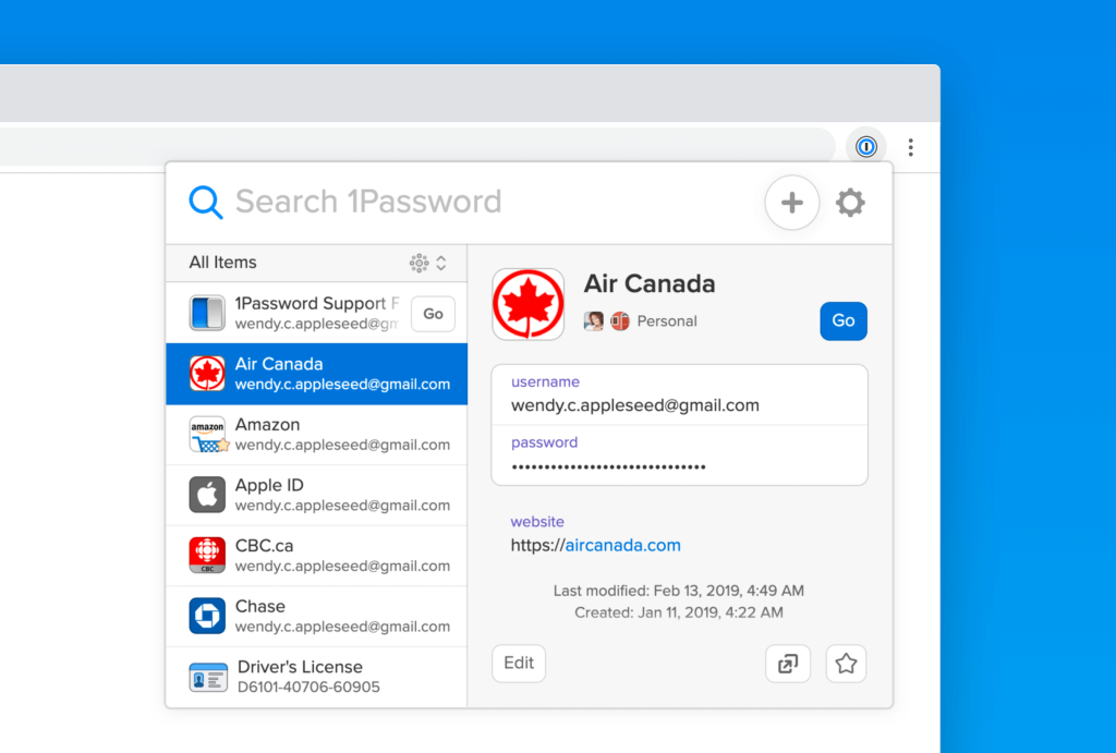 review of 1password