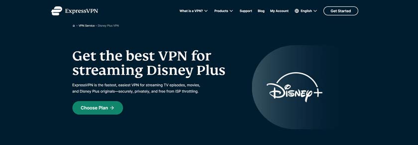 how to watch disney plus with expressvpn