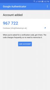 google authenticator setup